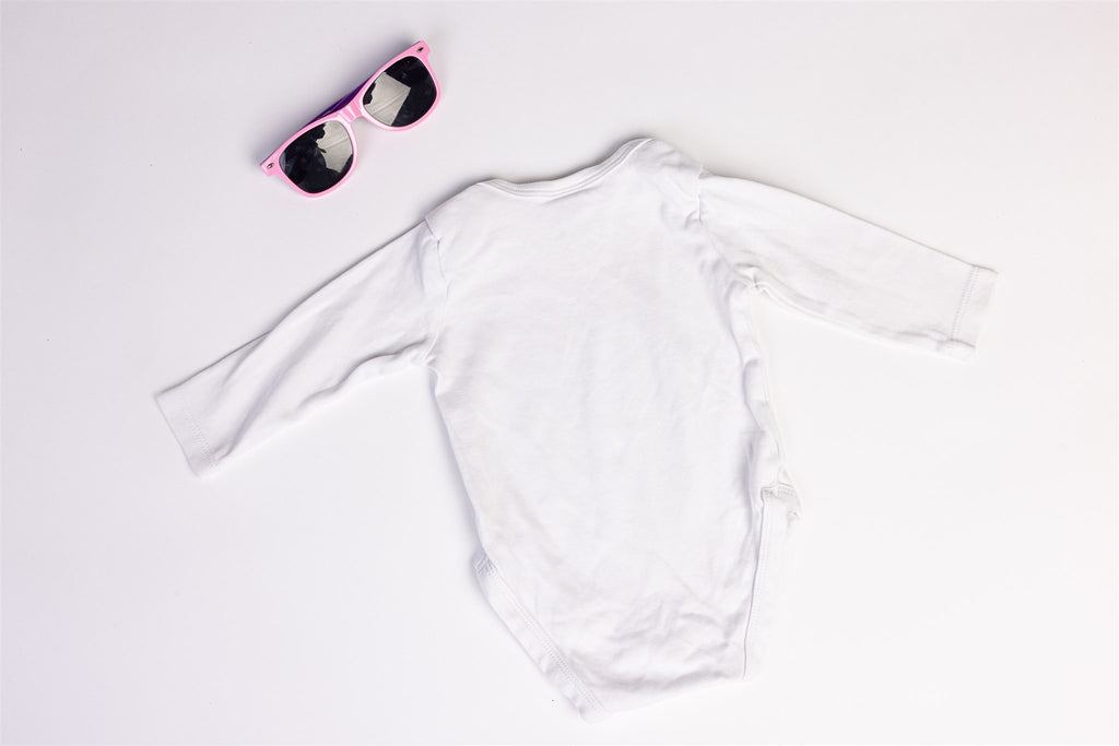 White long sleeve bodysuit “stay cute”