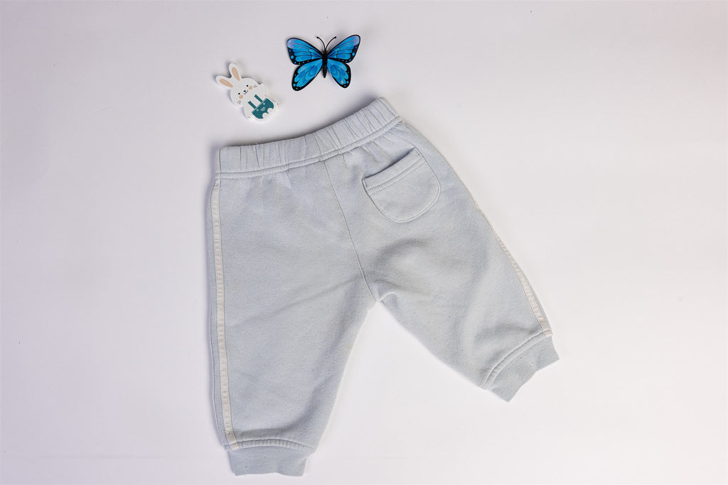 Pale blue Adidas trousers