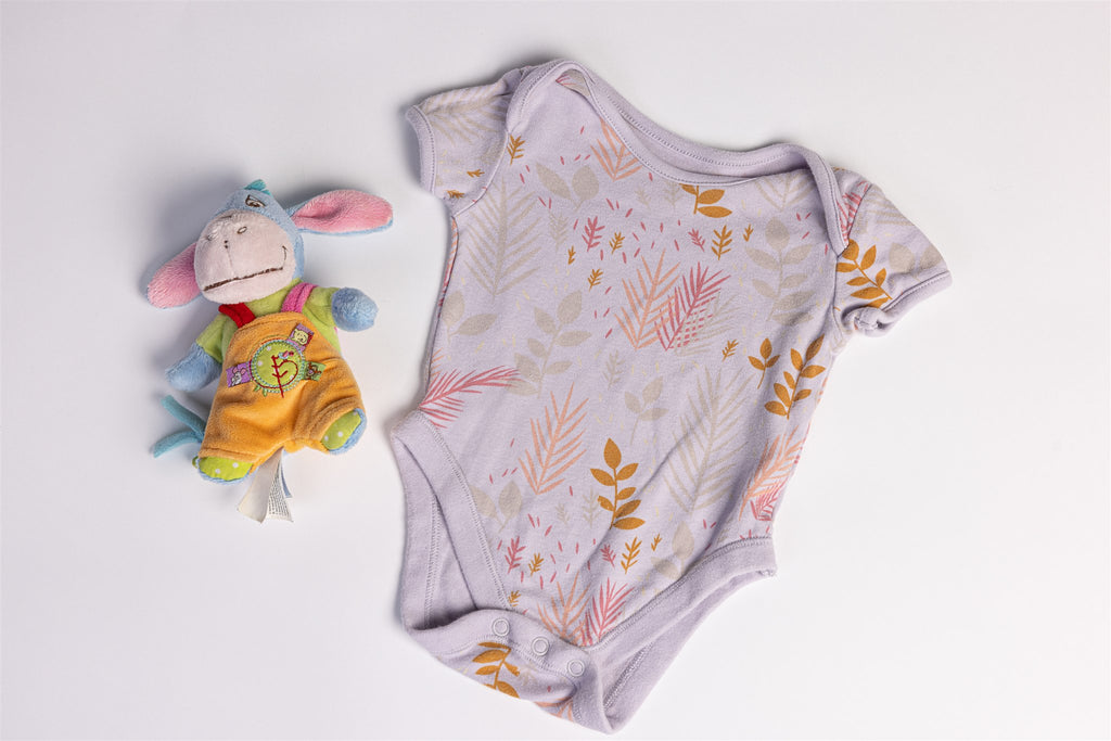 Pastel nature print bodysuit