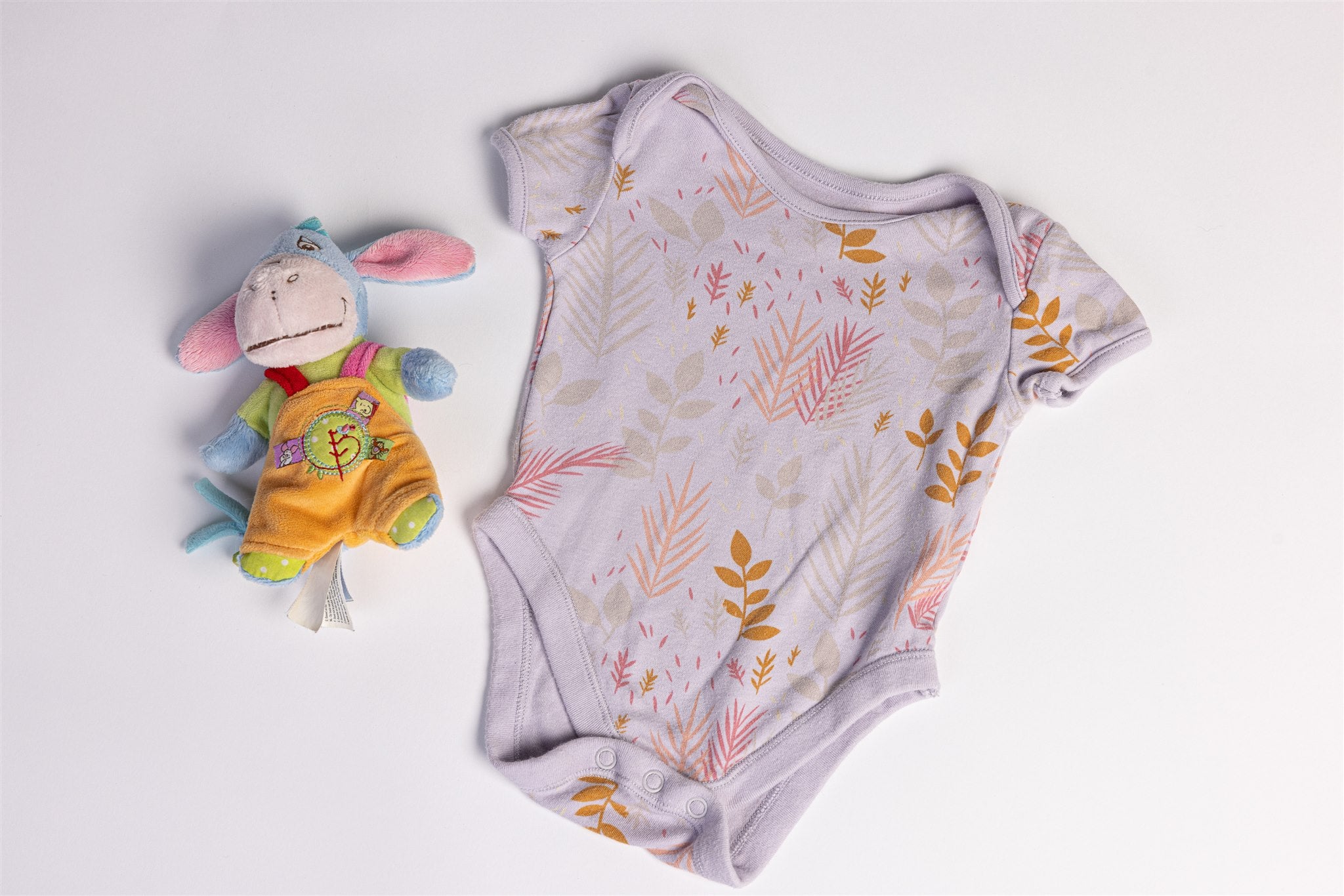 Pastel nature print bodysuit