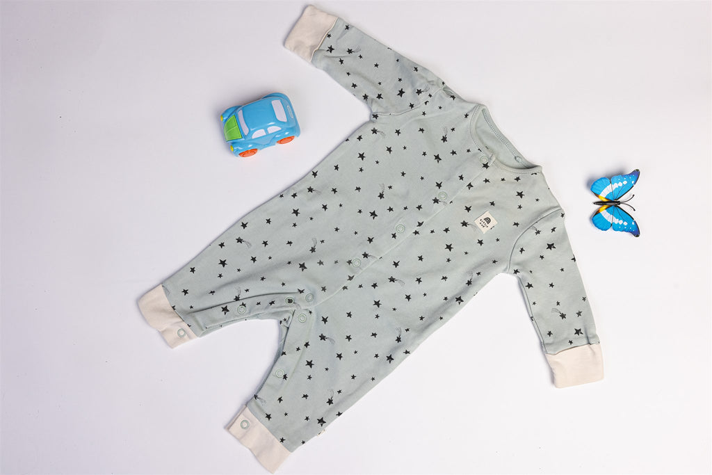 Star print sleepsuit - Next