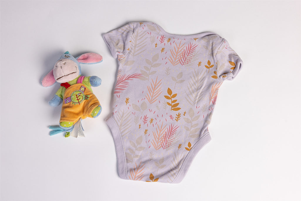 Pastel nature print bodysuit
