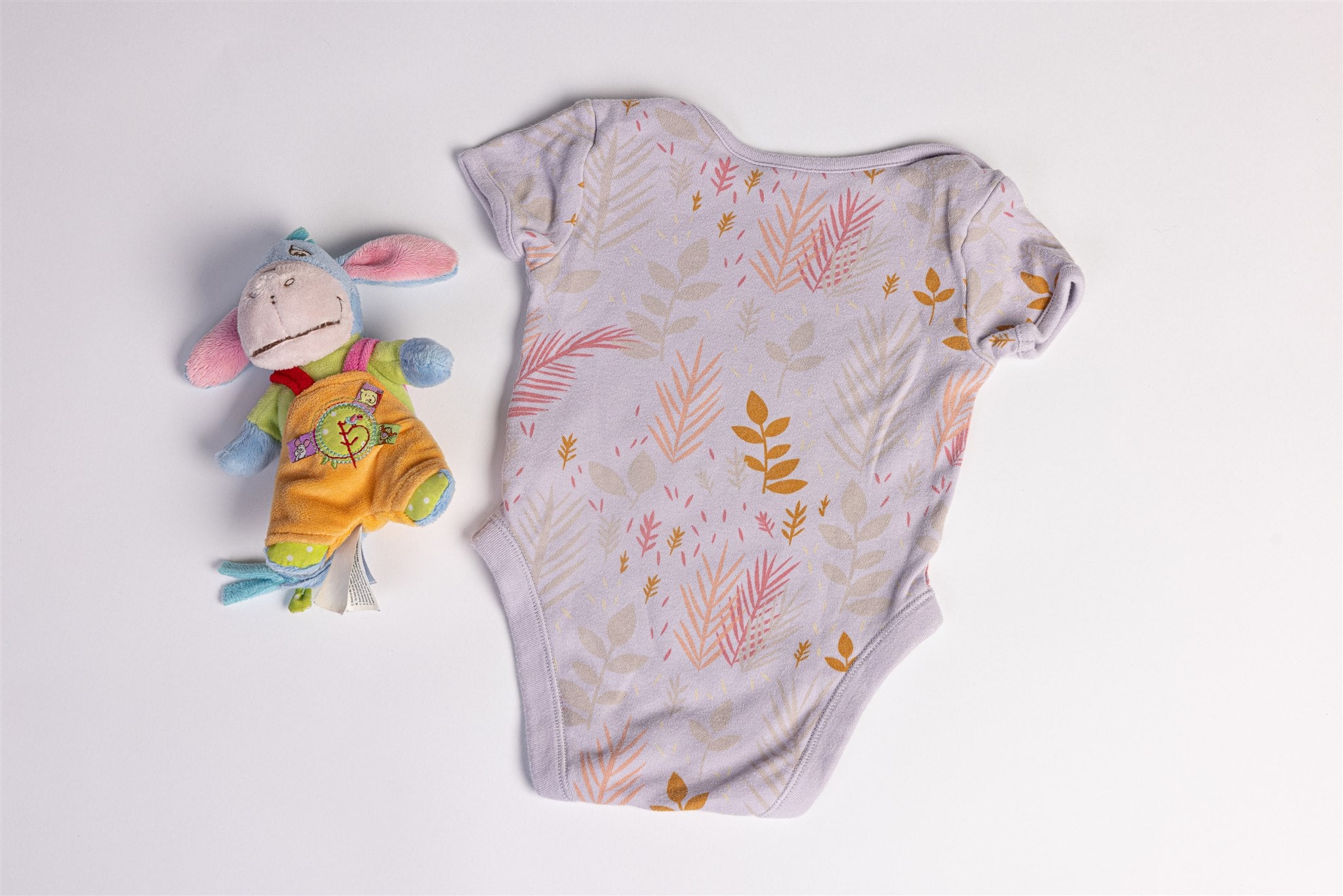 Pastel nature print bodysuit