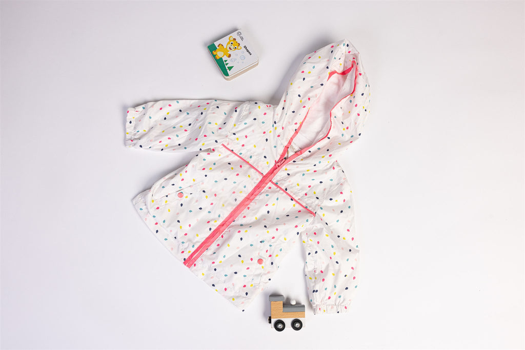 Confetti print lightweight jacket