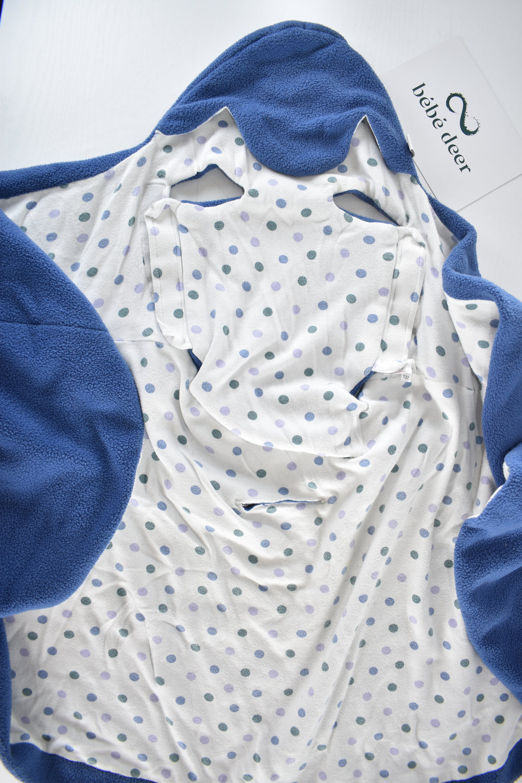 Car seat travel wrap – Blue