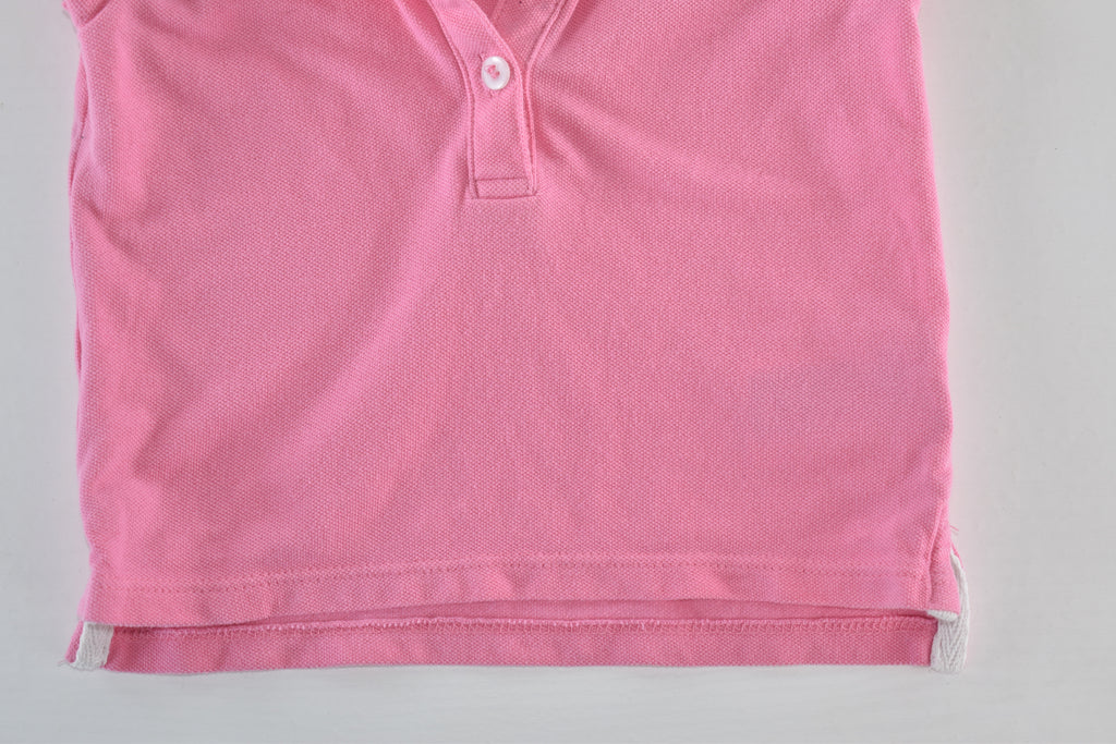 Pink polo top