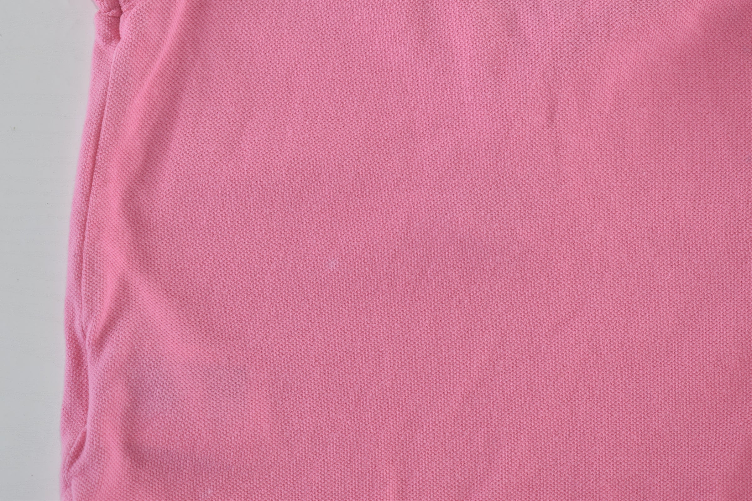 Pink polo top