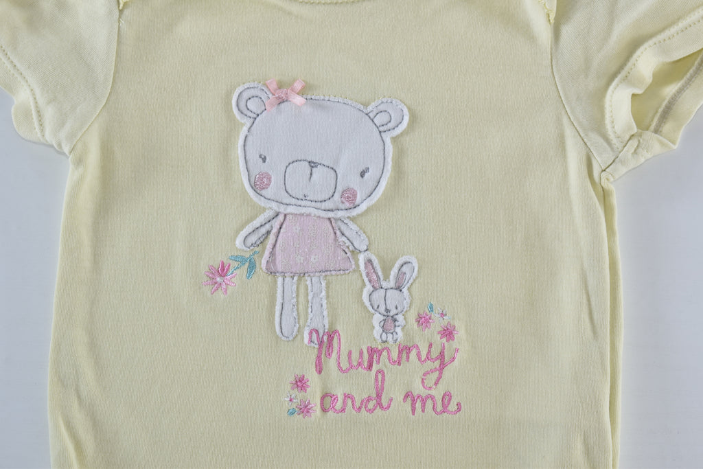Yellow bear bodysuit