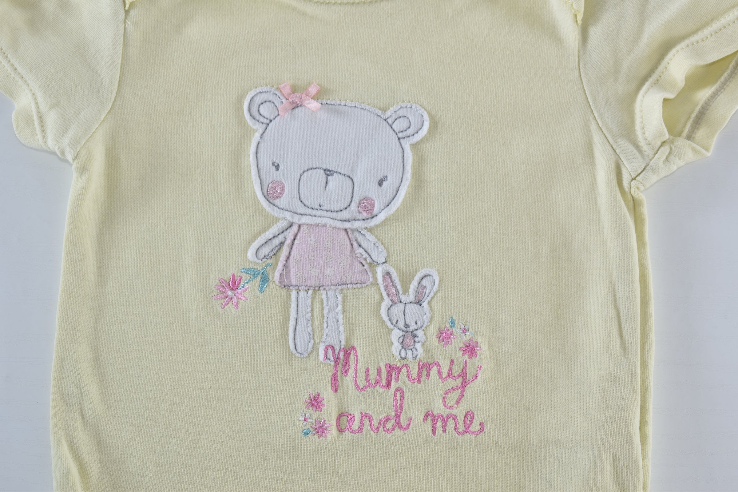 Yellow bear bodysuit