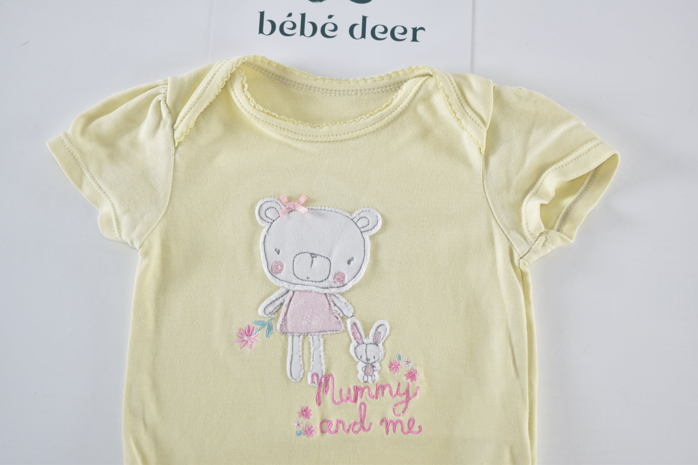 Yellow bear bodysuit
