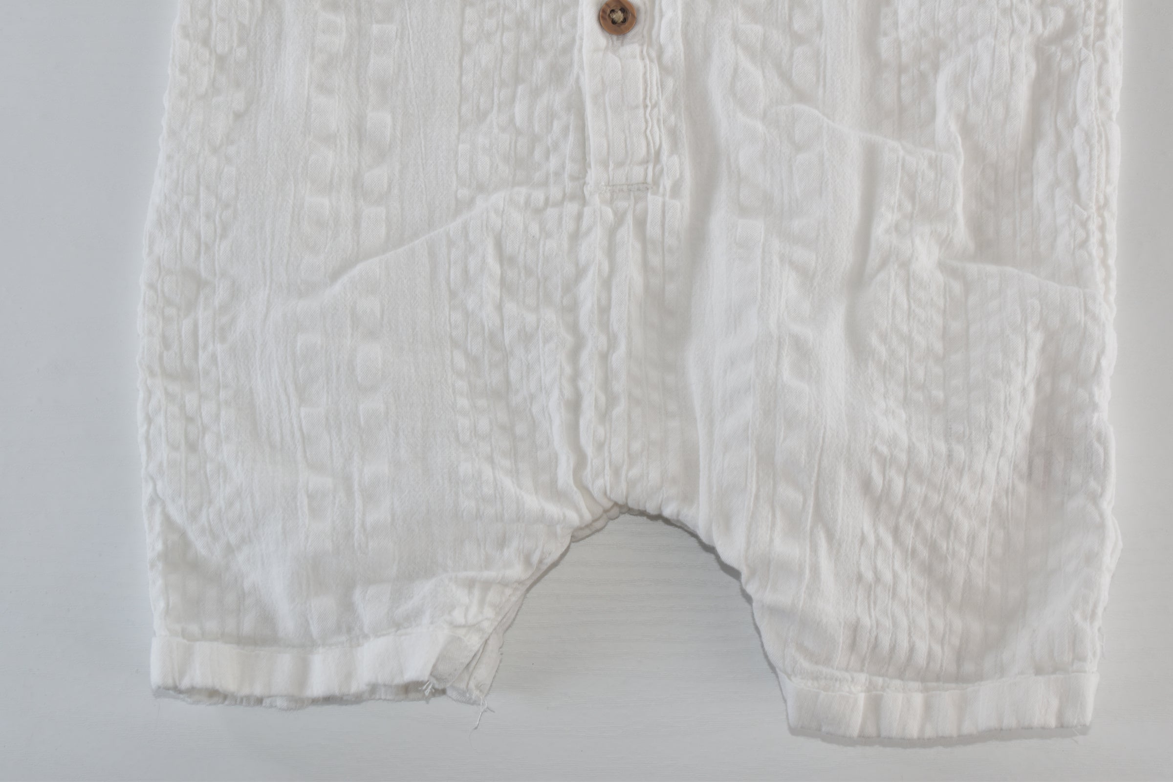 White textured romper