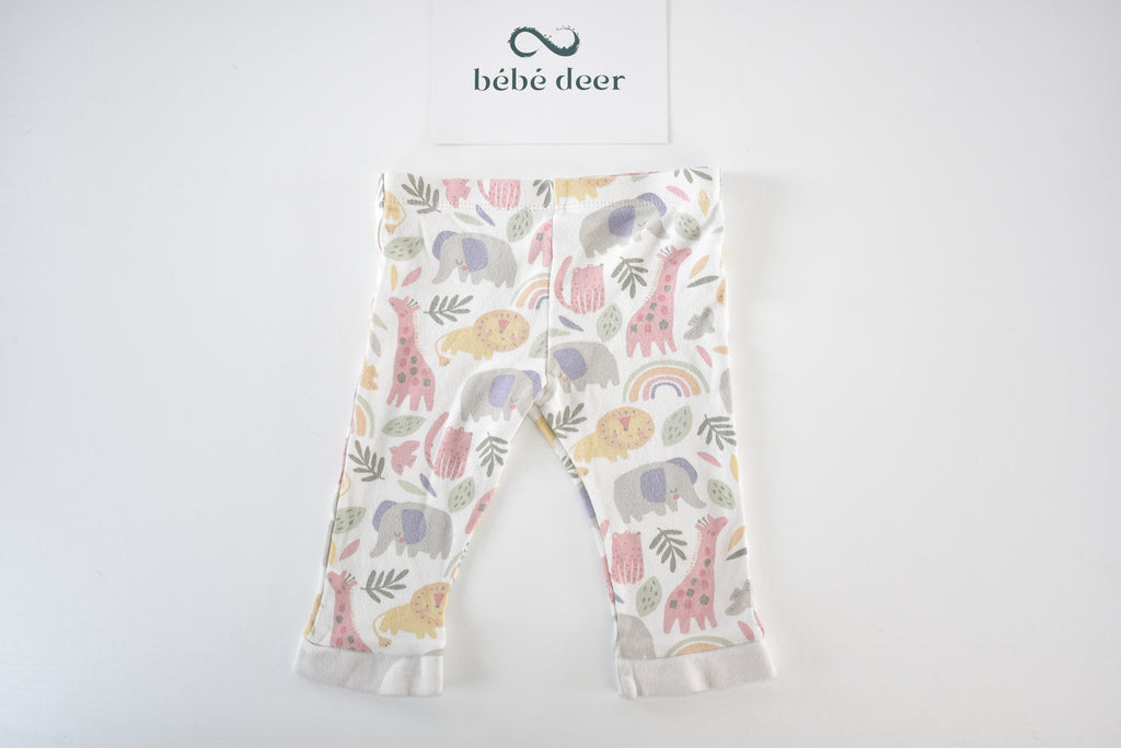 Safari print trousers