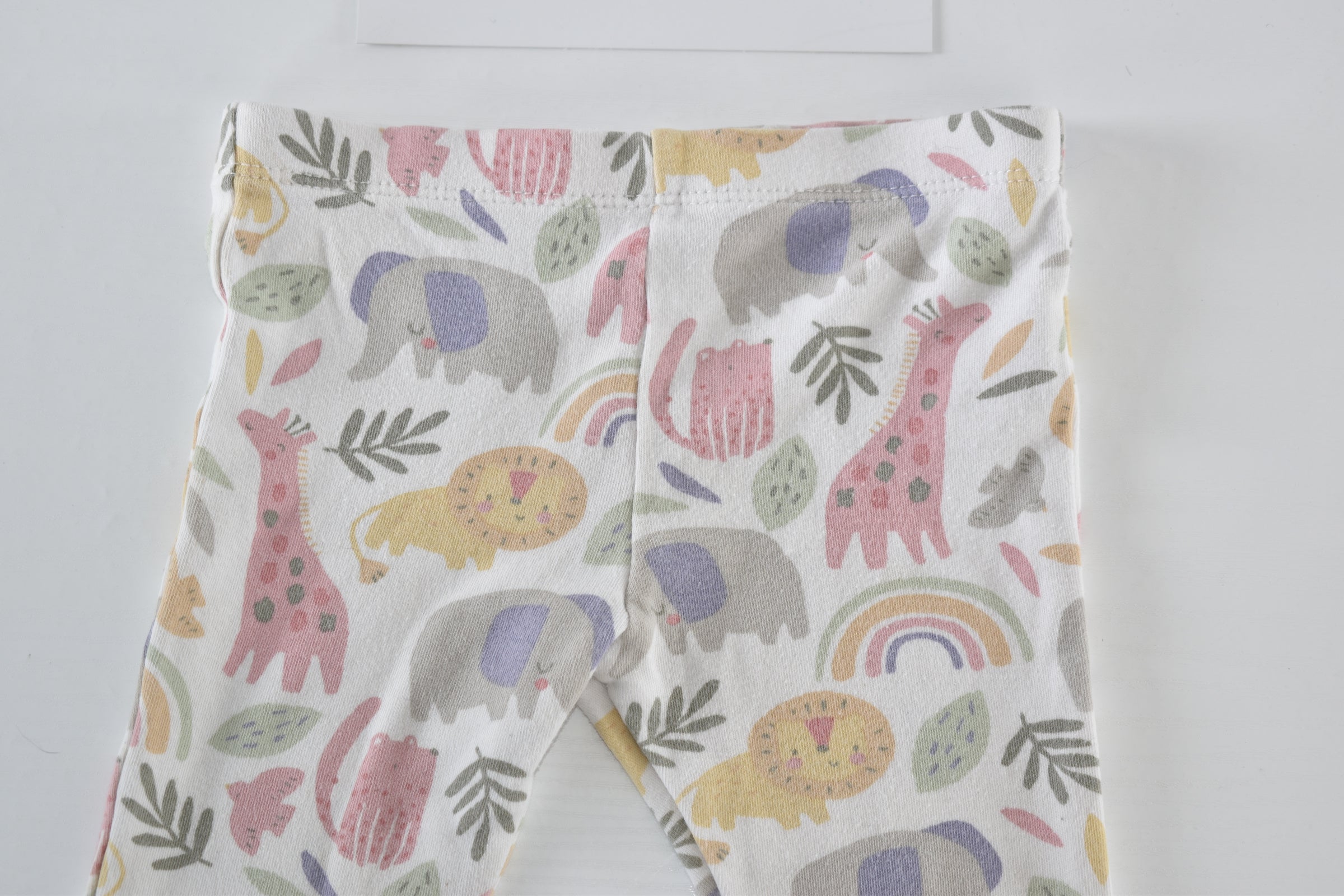Safari print trousers