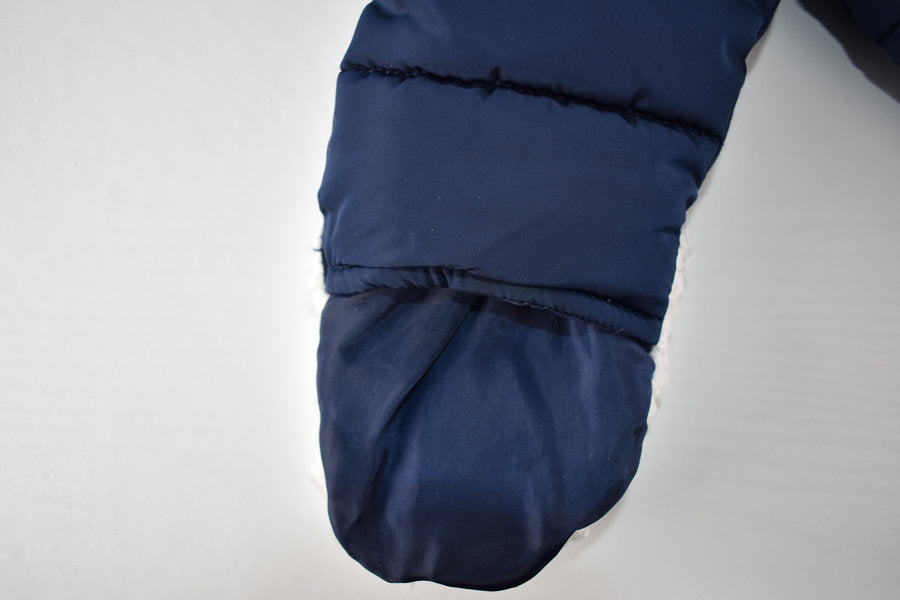 Navy padded snowsuit