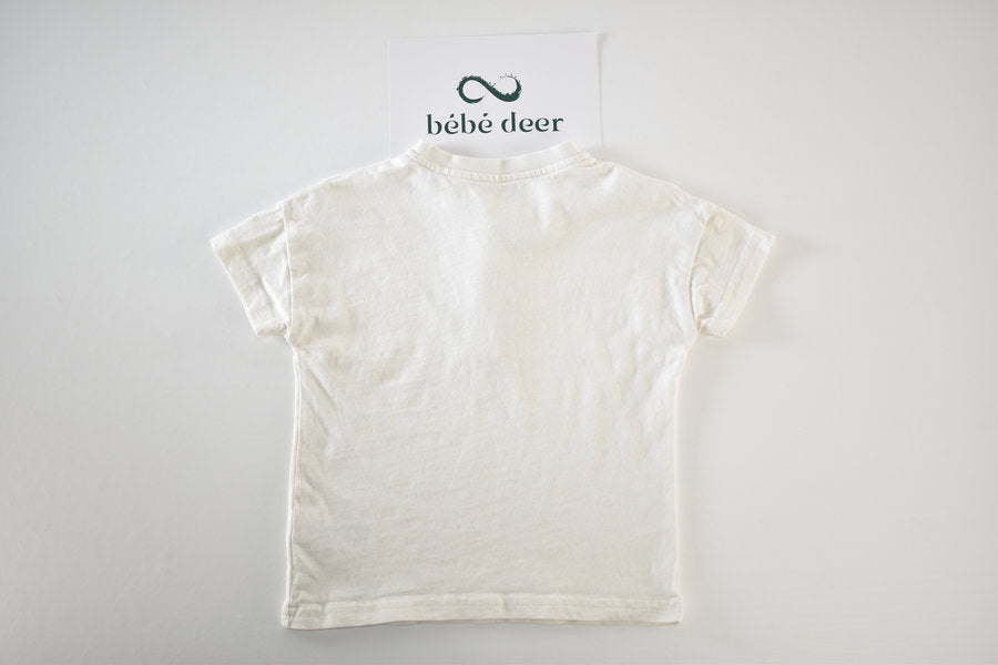 White short sleeve top