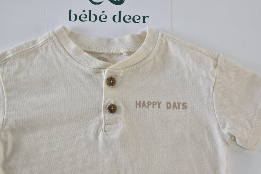 Cream top “Happy Days”