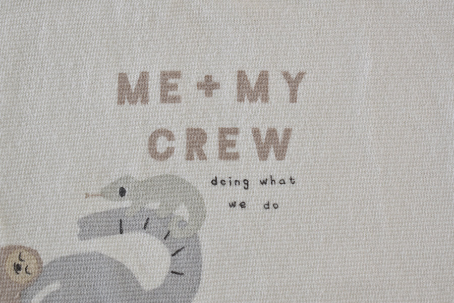 Top featuring a cute animal  “Me + My Crew”