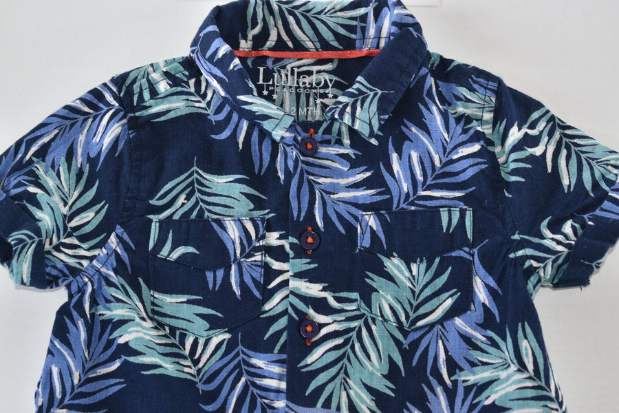 Palm print shirt