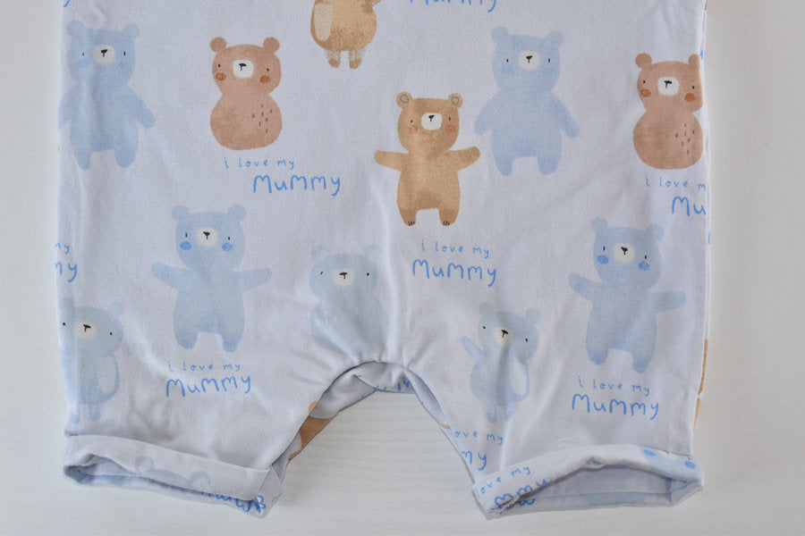 Bear print romper