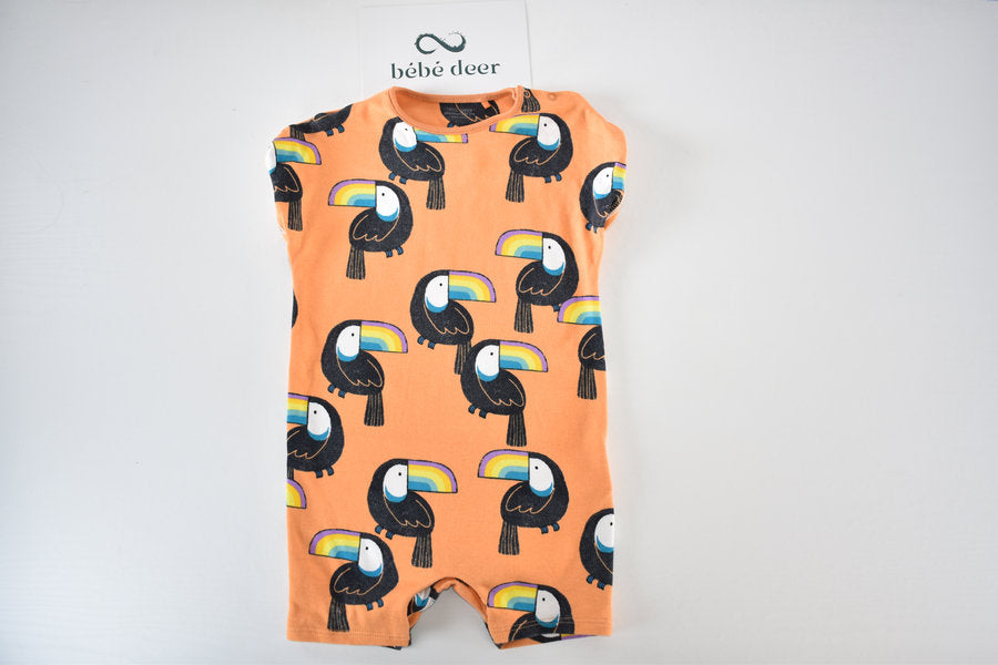 Toucan print romper