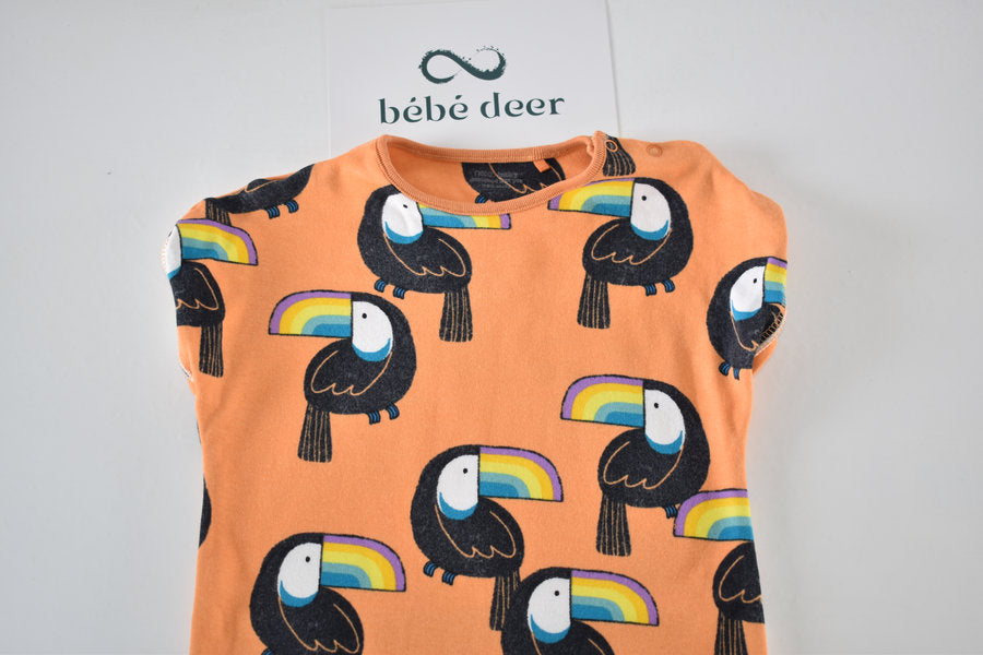 Toucan print romper