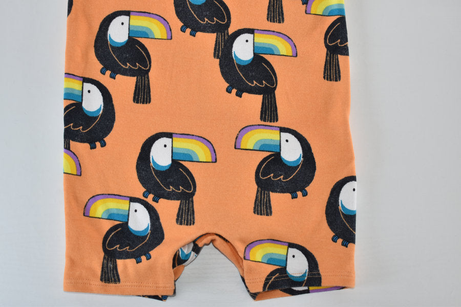 Toucan print romper