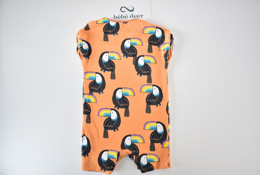 Toucan print romper