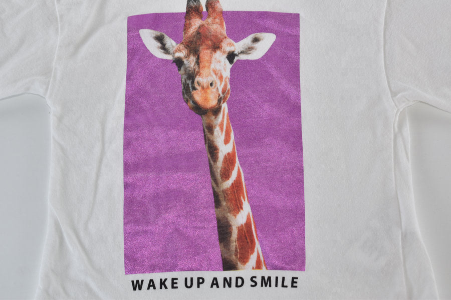 Long-sleeved giraffe top