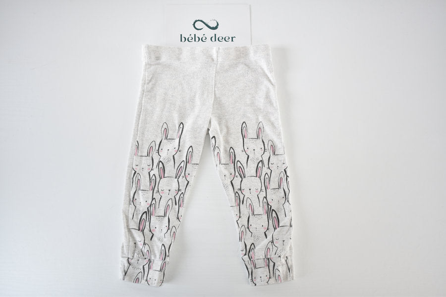 Bunny print leggings