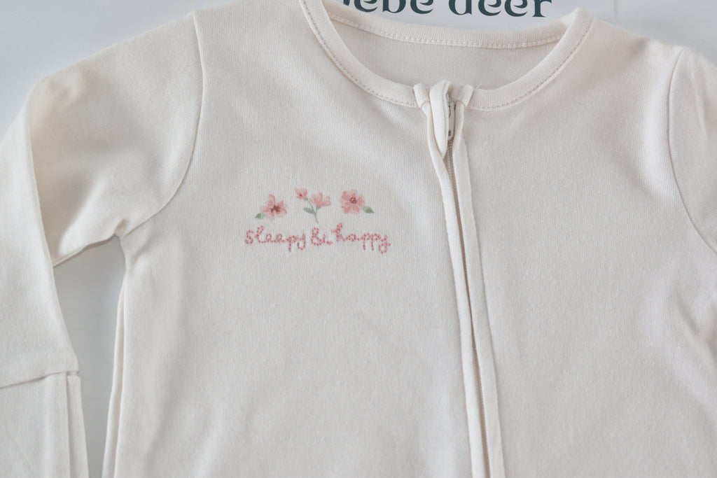 Floral sleepsuit and leggings set