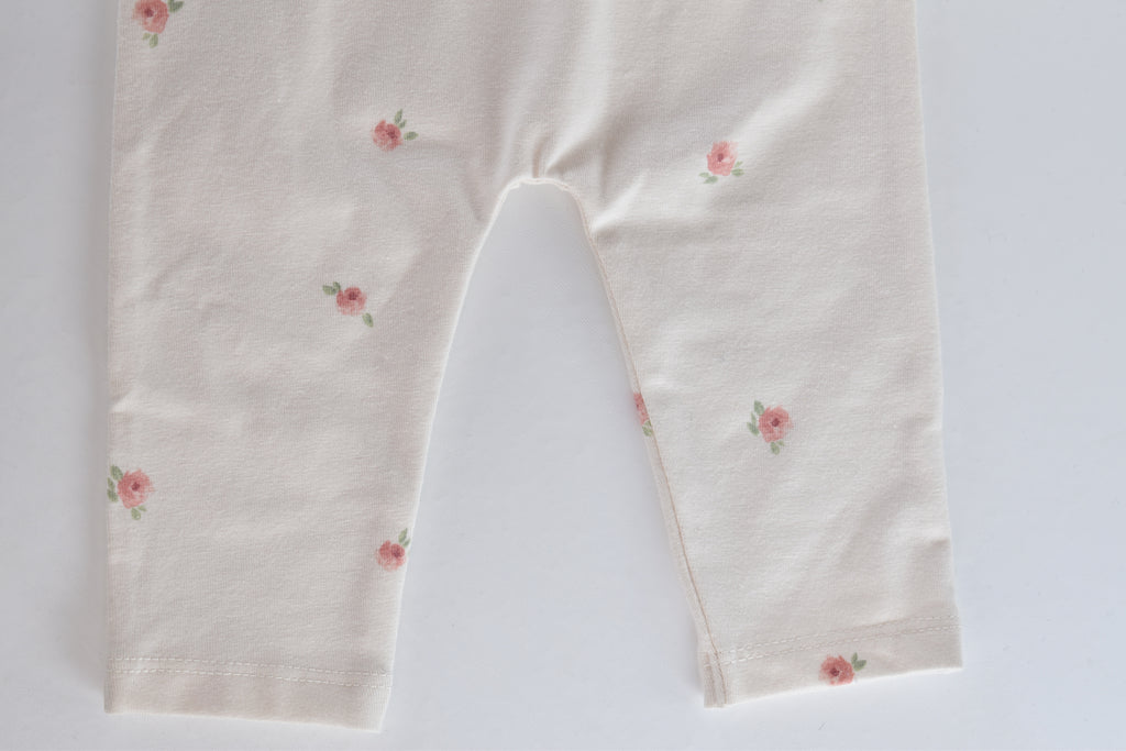 Floral sleepsuit and leggings set