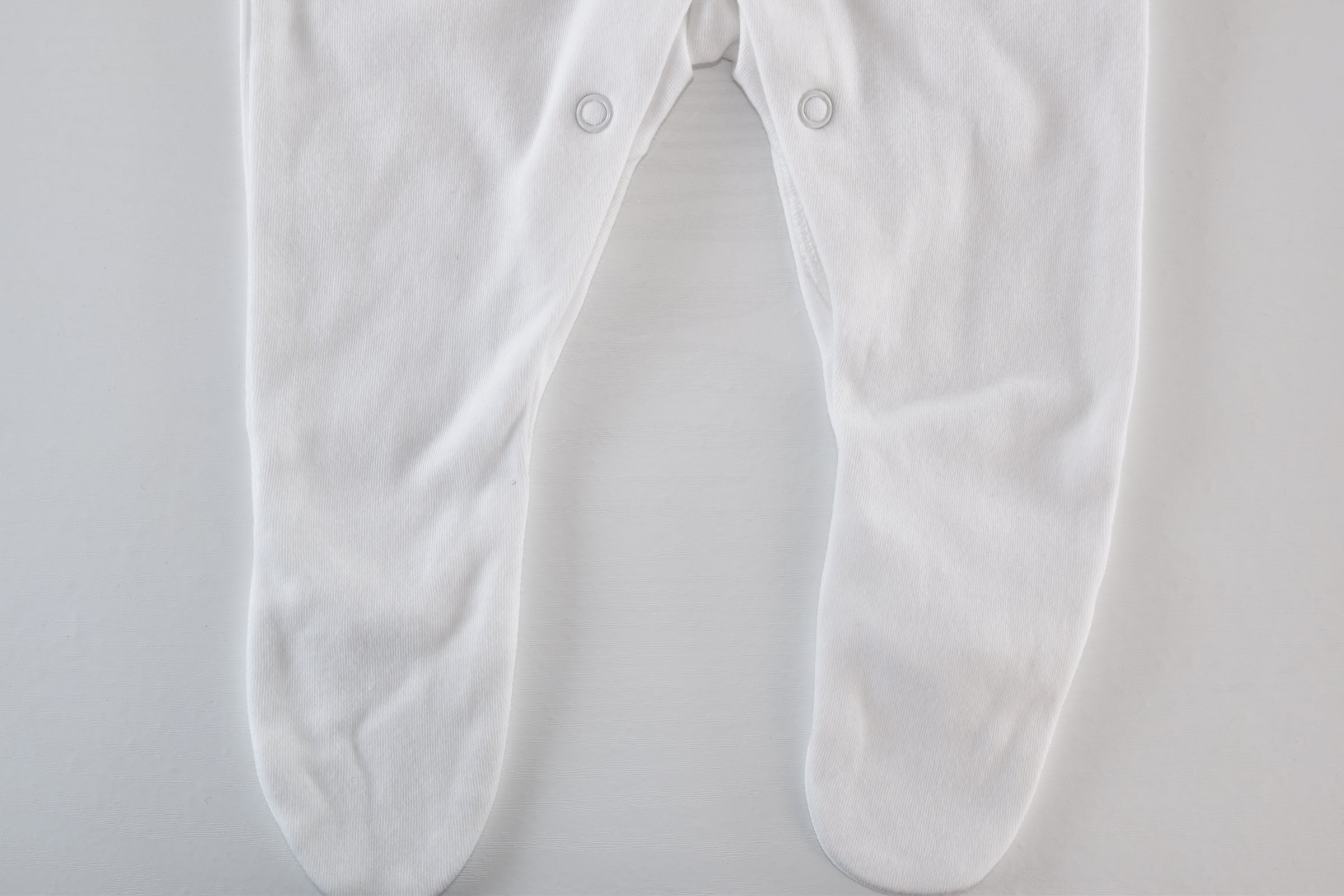 White cotton sleepsuit