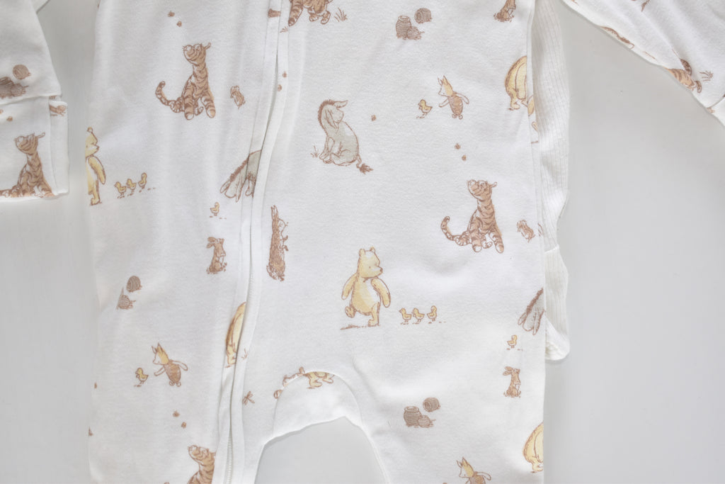 Winnie the Pooh 2-Pack Zip Sleepsuits