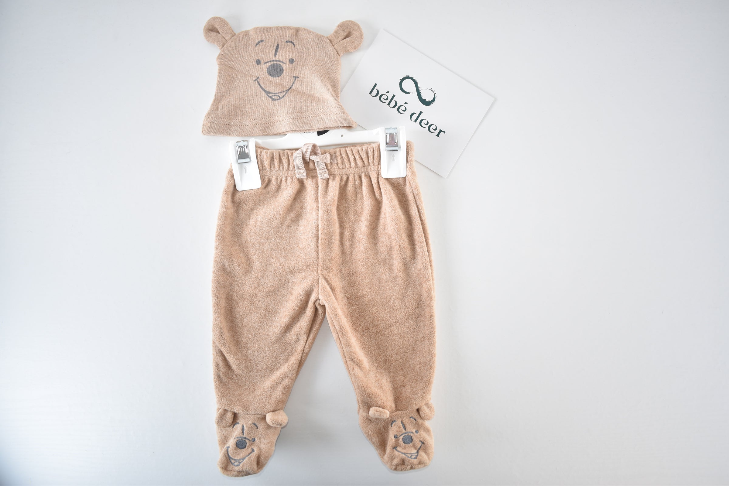 Winnie the Pooh Footed Trousers & Hat Set