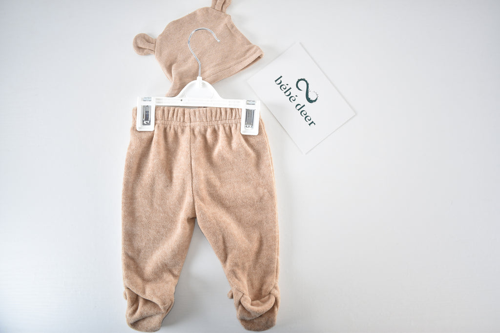 Winnie the Pooh Footed Trousers & Hat Set
