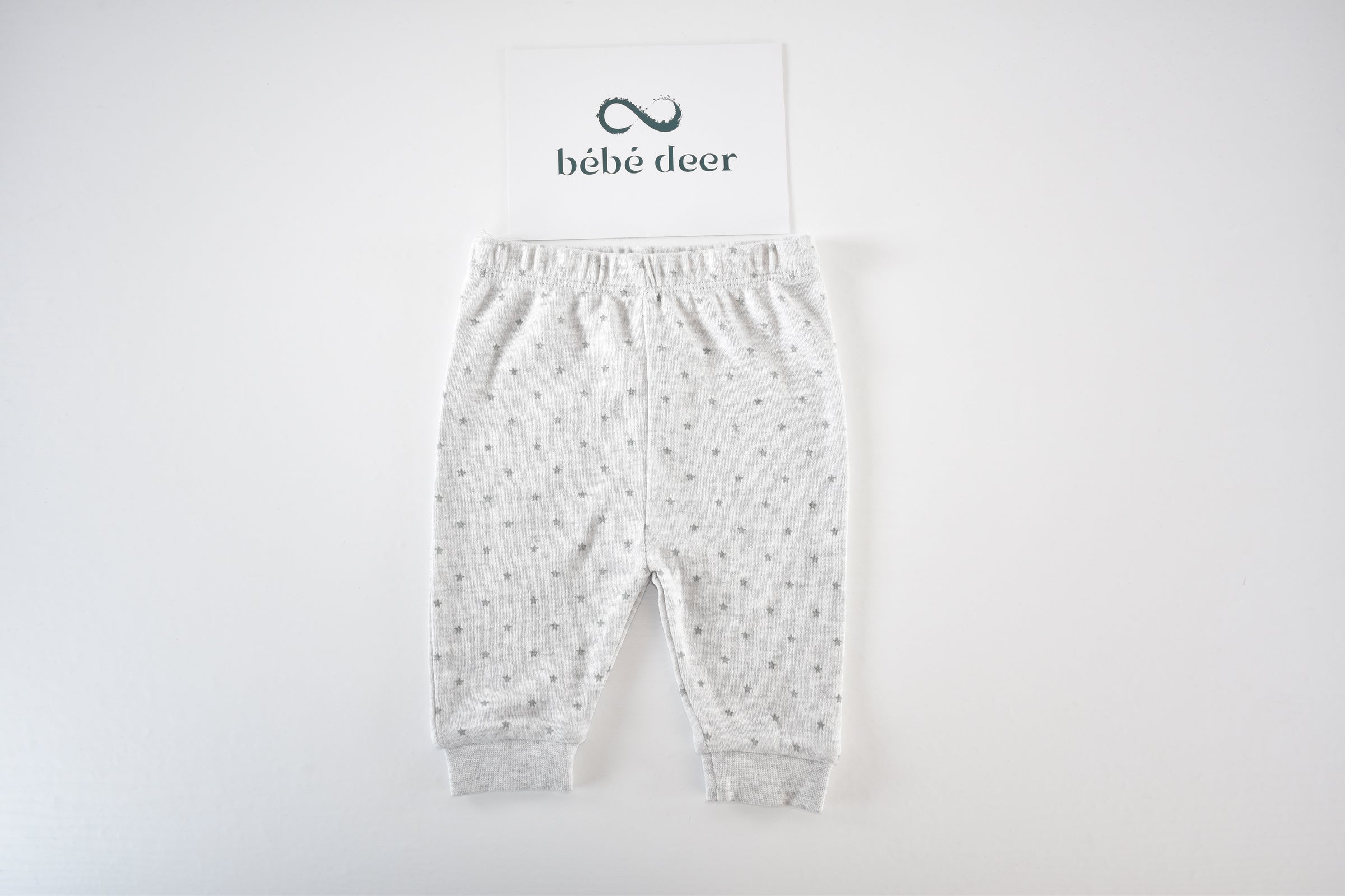 Grey Star Print Trousers