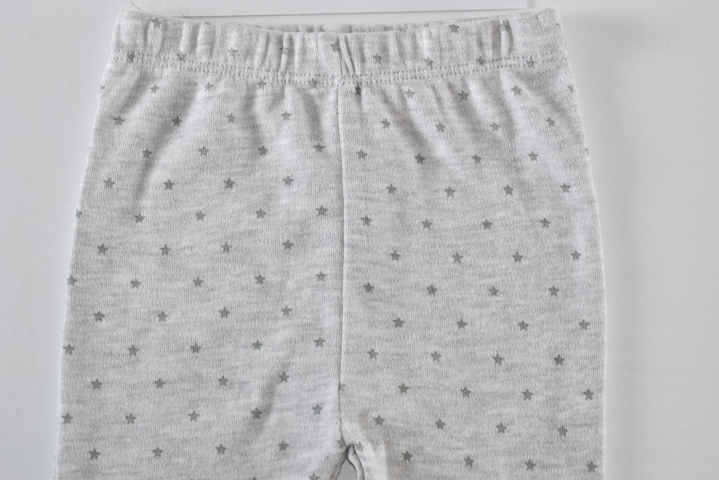 Grey Star Print Trousers