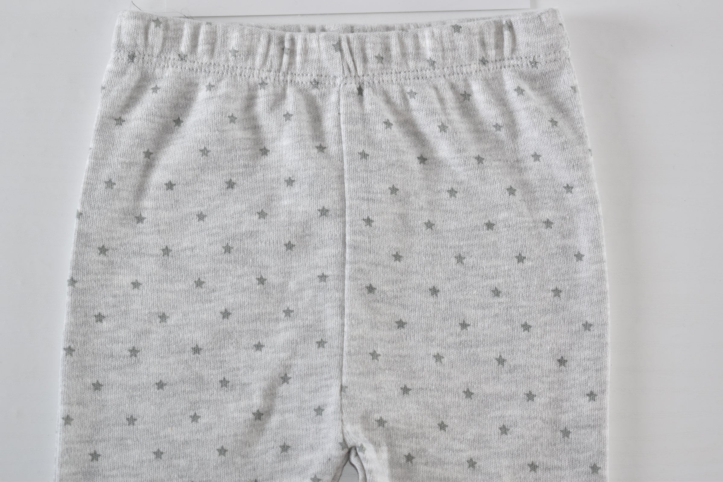 Grey Star Print Trousers