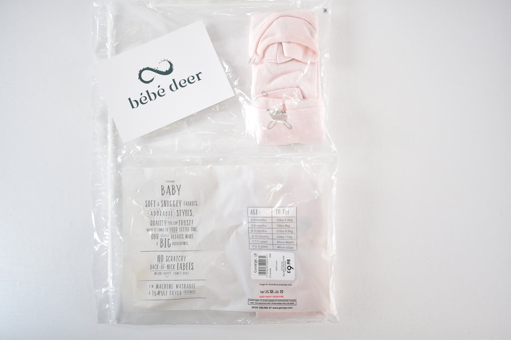 Pink Bunny Print Pyjama Set