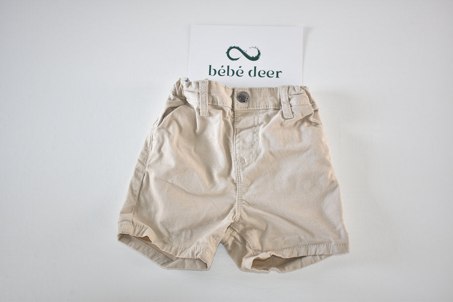 Beige chino shorts