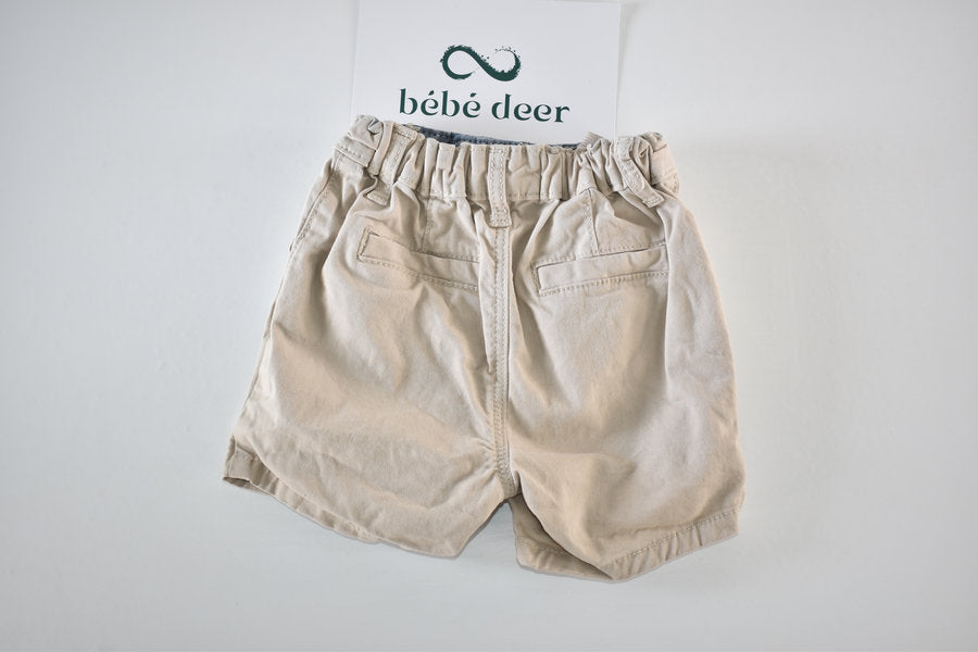 Beige chino shorts