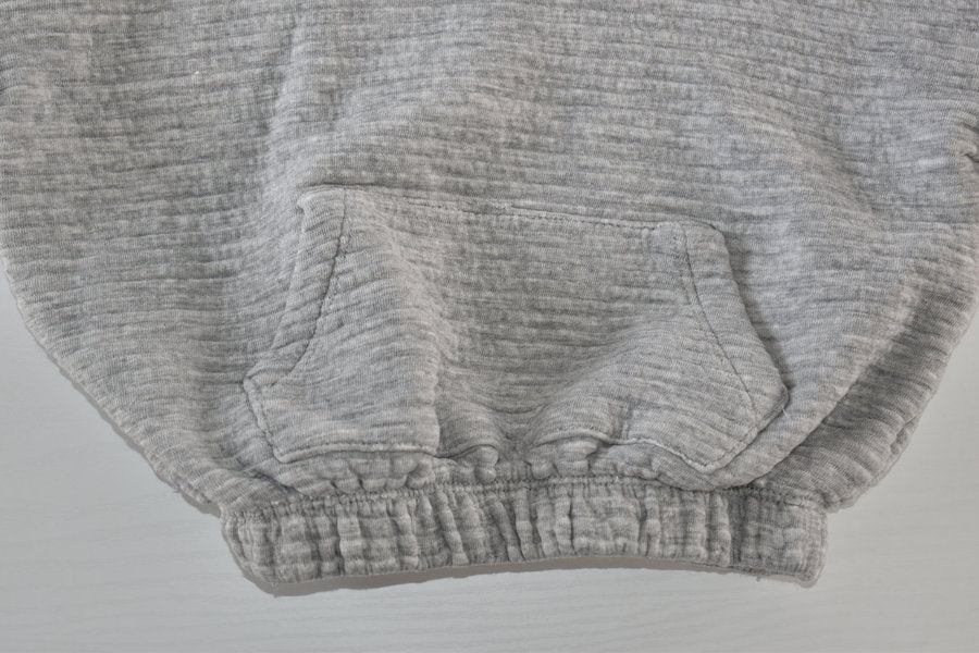 Grey textured jumper