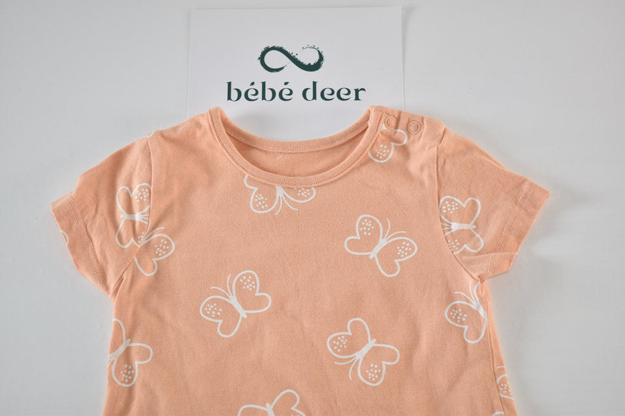 Butterfly short sleeve top