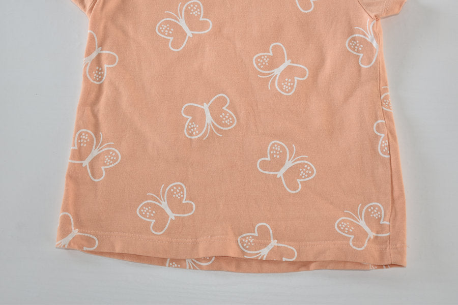 Butterfly short sleeve top