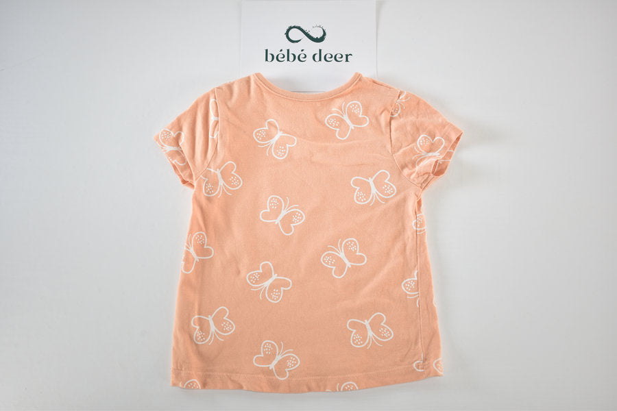 Butterfly short sleeve top