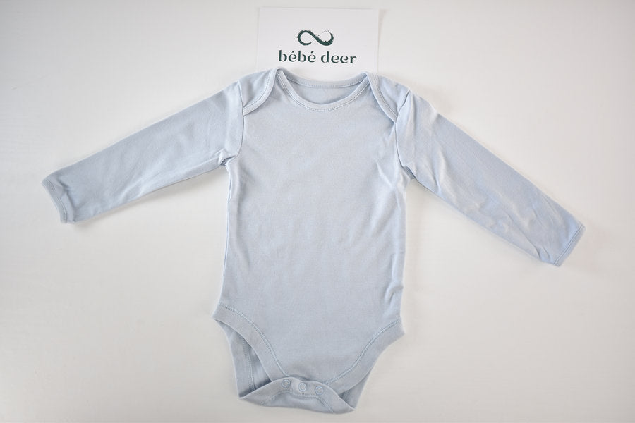 Light blue long sleeve bodysuit
