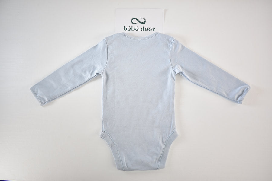Light blue long sleeve bodysuit