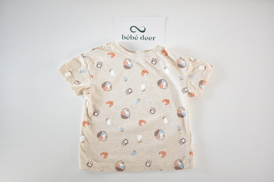 Organic cotton printed top