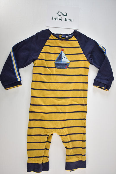Striped boat sleepsuit