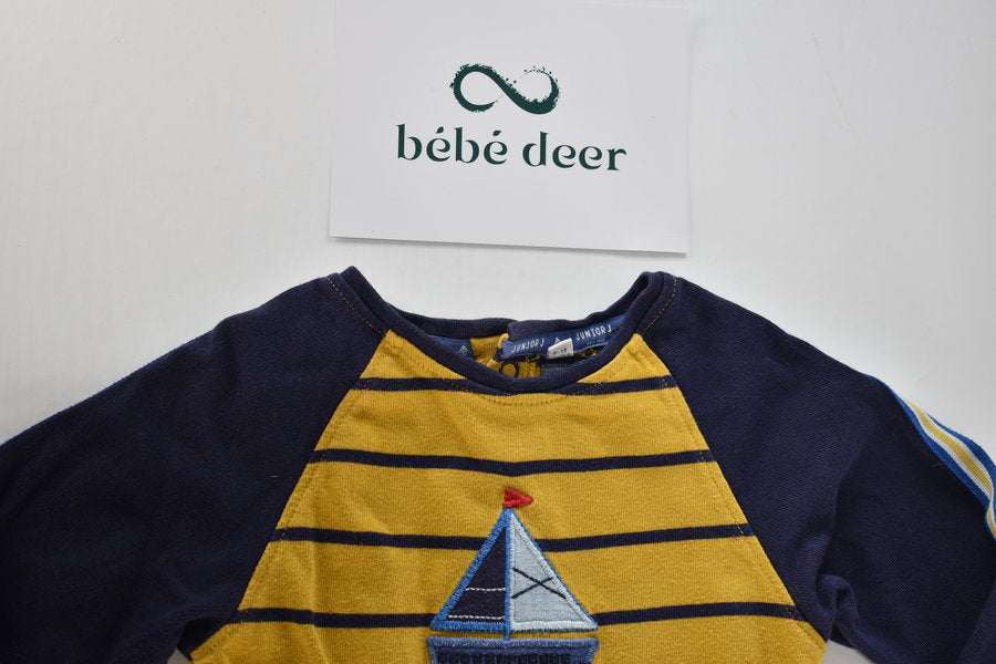 Striped boat sleepsuit